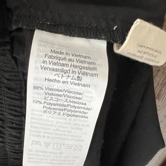 Madewell Drapey Track Trouser Black Size Small - Picture 6 of 9